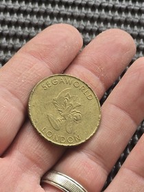 Sonic Hedgehog Welcome To Sega World Ride Coin Token Rare Promo GENESIS SATURN