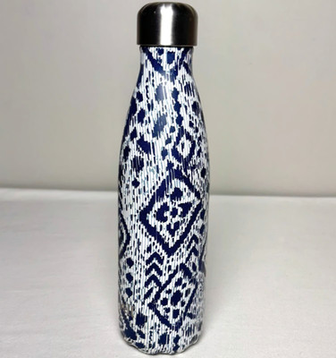 S well Elements Water Bottle 17 oz 500 ml Marble Elia Blue Stainless Steel
