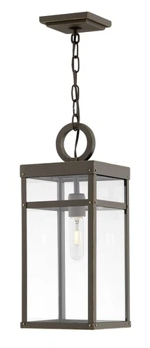 Hinkley Porter 19"H Oil-Rubbed Bronze Outdoor Hanging Light - Picture 2 of 6