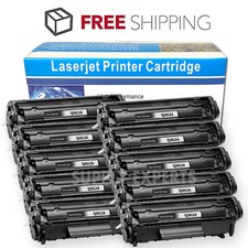 10 PK 12A Q2612A Toner Cartridges for HP LaserJet 1010 1012 1018 1020 3020 3030