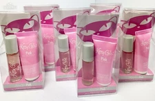 (6) KITTY GIRL PINK Mini Fragrance Gift Sets By Preferred Fragrance PARTY FAVORS