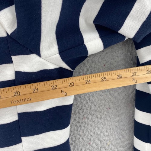 Gap Jacket Womens 20 Plus Academy Blazer Navy White Striped Button Office NWT - Picture 8 of 11