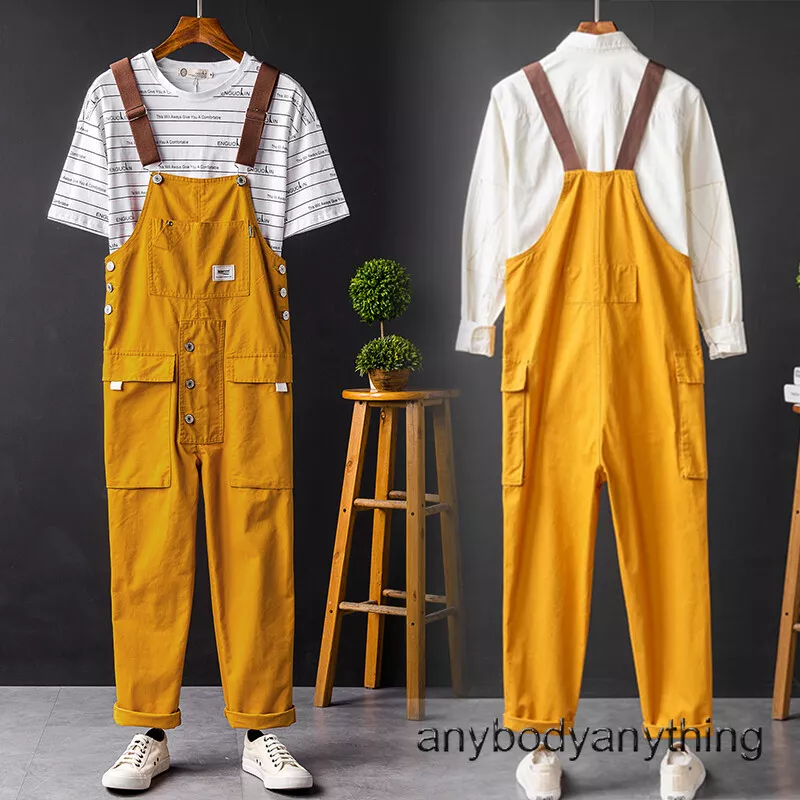 Mens yellow best sale casual pants