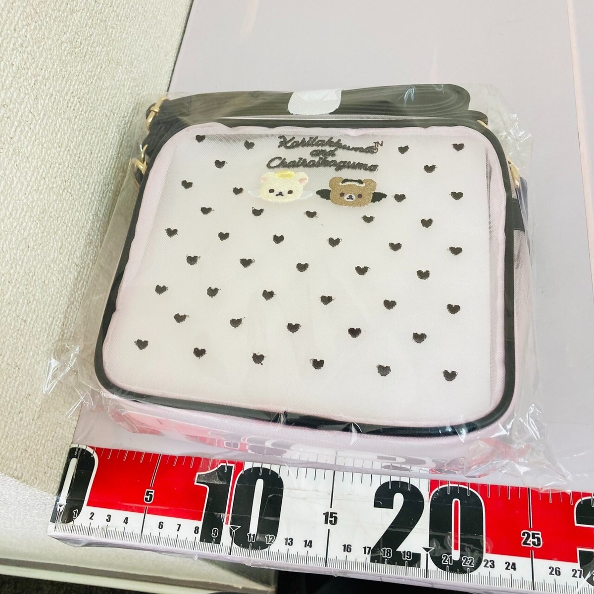 OTOE購入クマバックvintage San-X Rilakkuma Korilakkuma Chairoikoguma Shoulder Bag Pouch Set 3