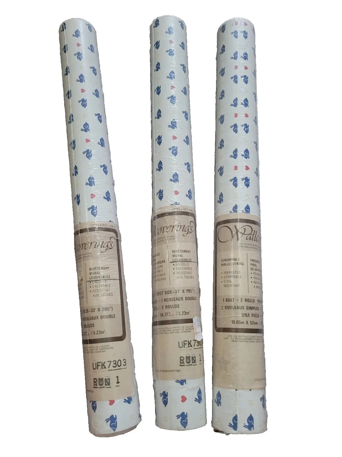 Vintage/Retro Wallpaper Rolls & Sheets