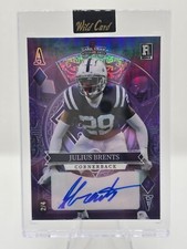 2023 Wild Card Julius Brents Auto SSP 2/4 5-Card Draw Ace of Diamonds