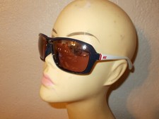 Nike Racer EV0616 456 Black White Frame Brown Lenses Sunglasses