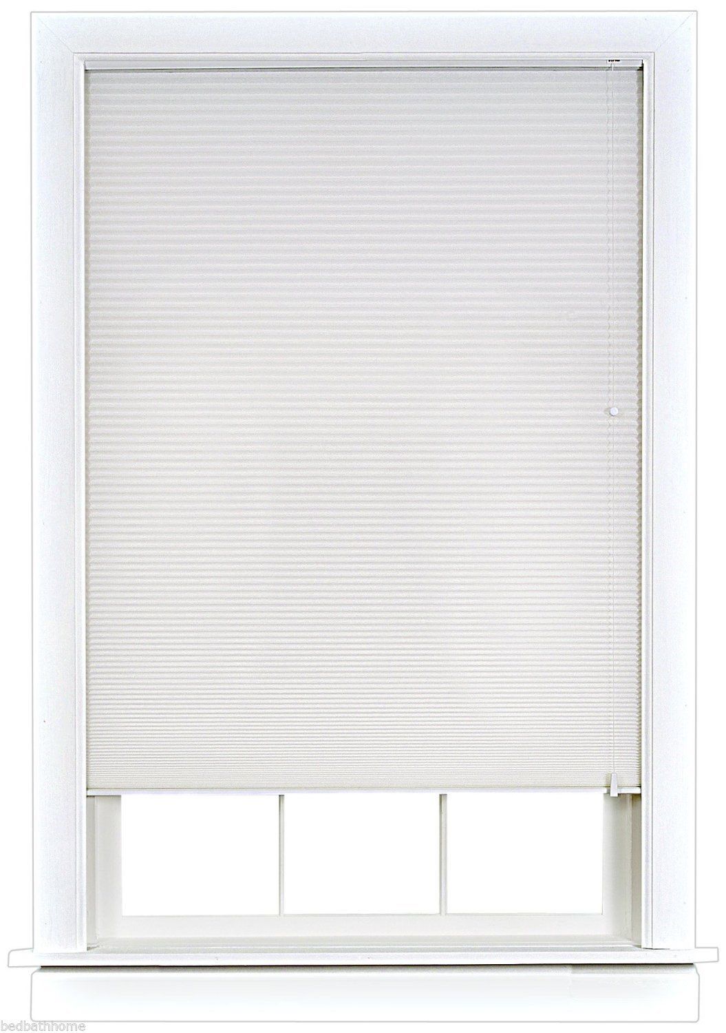 36" W x 64" L ~ Achim Honeycomb Cellular Pleated Shade CS3664WH06 ~ White