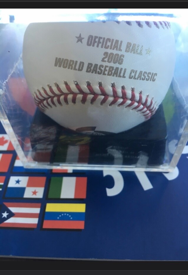 【新品未開封】Rawlings 2006年 WBC公式ボール ケース付き 超希少】新品未開封 日米野球 2006 記念 ボール WBC 侍JAPAN