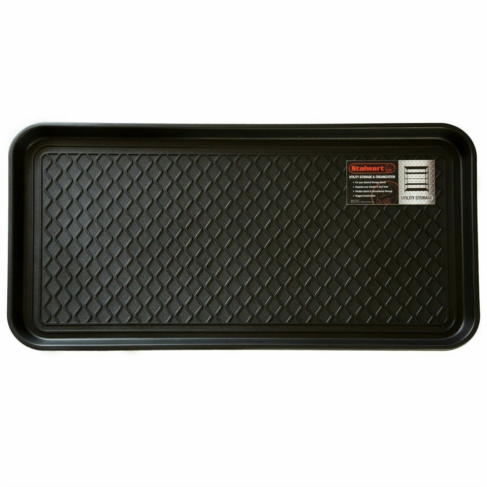Stalwart Boot Tray Muddy Shoes Plastic Utility Paint Drip Mat 30 X 15 ...