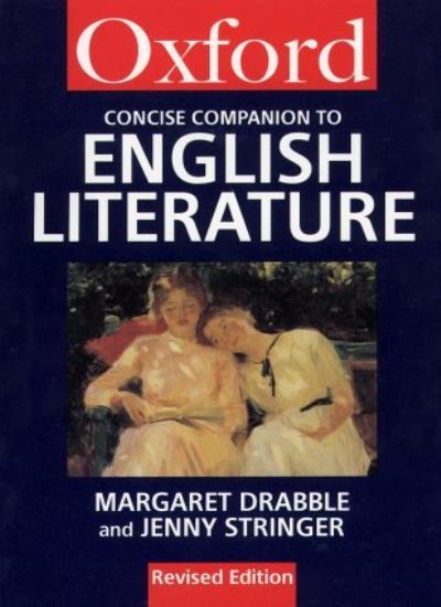Concise Oxford Companion to English Literature Oxford Paperback Reference  