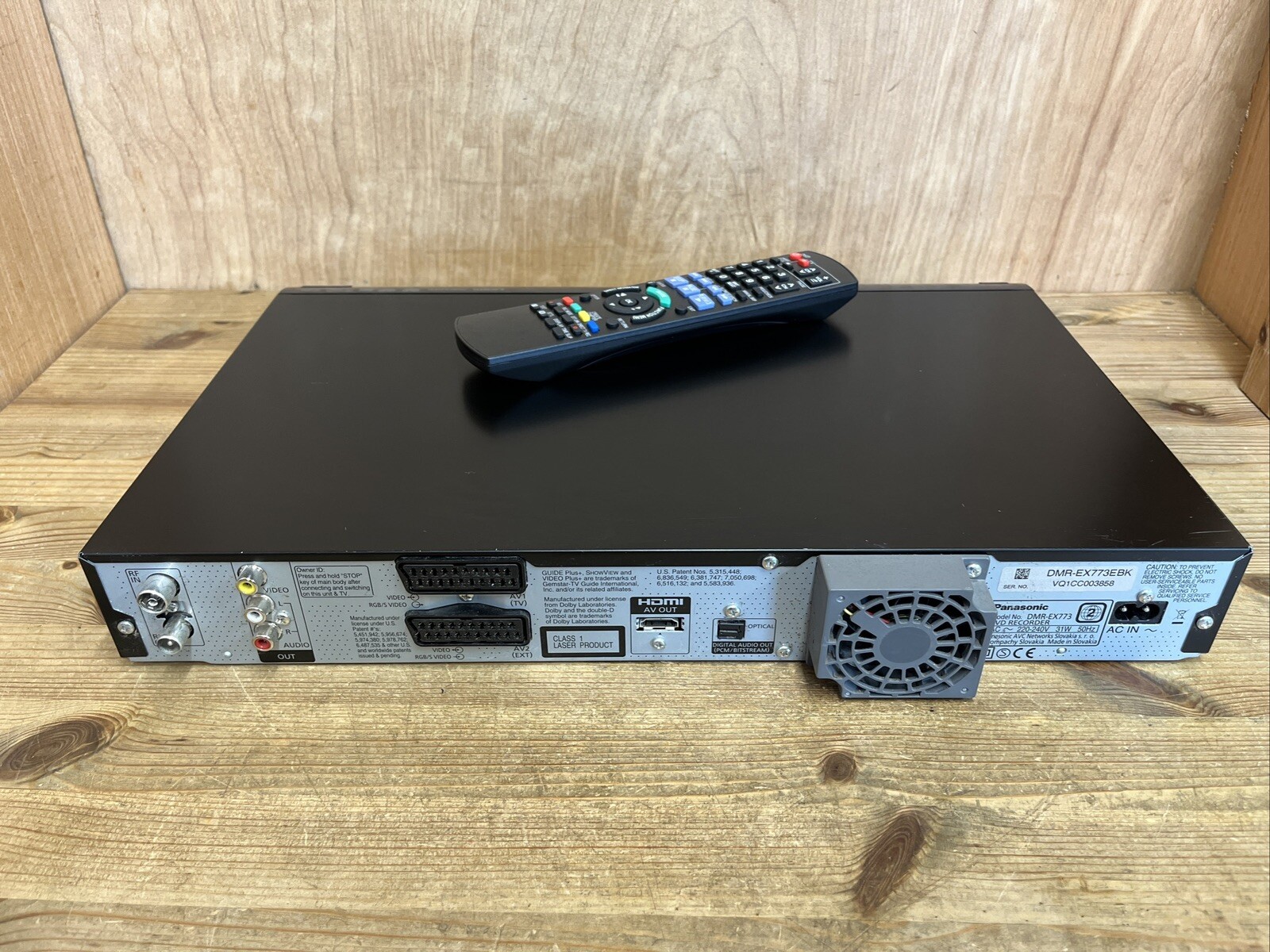 Panasonic MultiRegion DMREX773 160GB HDD DVD Recorder Freeview PVR