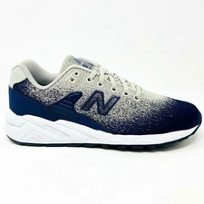 New Balance 580 Jacquard RevLite Gray Navy Mens Retro Classic Sneakers MRT580JV 