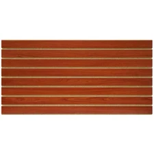 Slatwall Panel Home Tool Boards Gridwalls Cherry Finish 2 X 4 Ft (2-Pcs per Box)