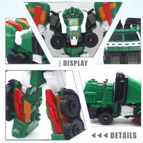 TOBOT V Galaxy Detectives Mini Transform Figure Commander Tank Beast Trail Robot