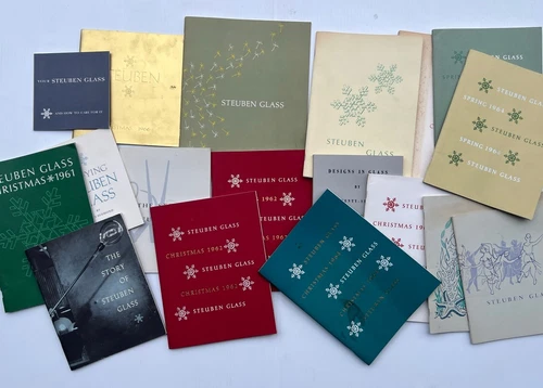 Steuben Glass Annual Catalog Lot 1960’s-1970s