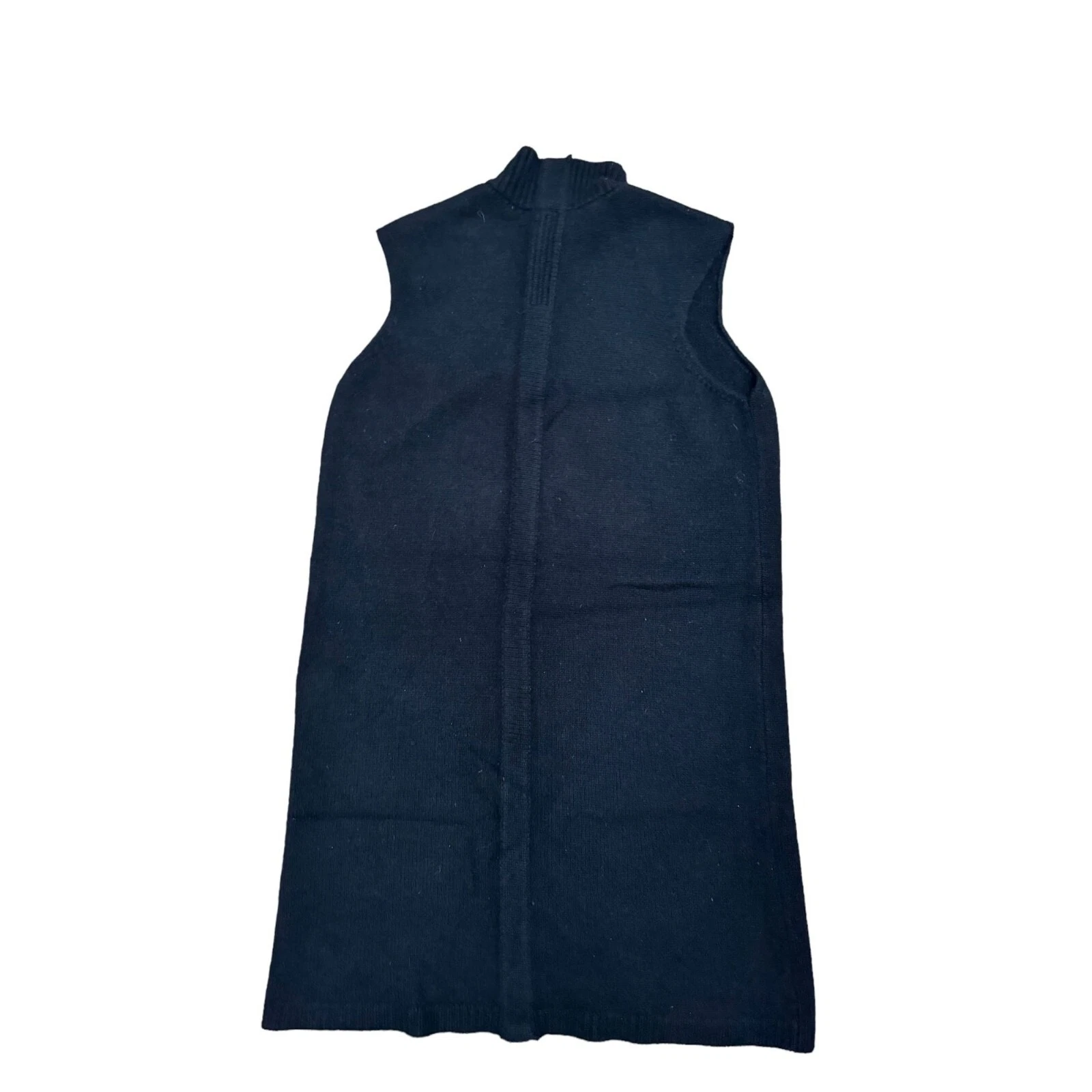 Abito nero cashmere Rick Owens FW 2011 limousine taglia unica adatto da XS a M