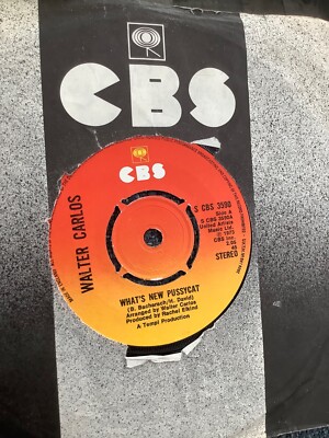 Walter Carlos. What s new pussycat.  7  vinyl. 1973. CBS records