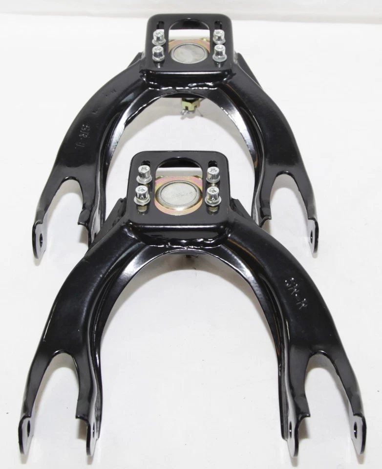 Brazos de control superiores delanteros para 94-01 Integra 92-95 Civic 93-97 Civic Sol EG NEGRO  Foto 4 de 4