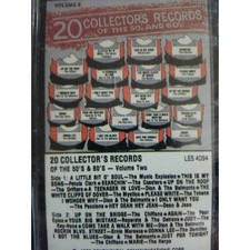 20 Collector's Records Of The 50's 60's Vol 2 CASSETTE TAPE 1989/ NEW SEALED