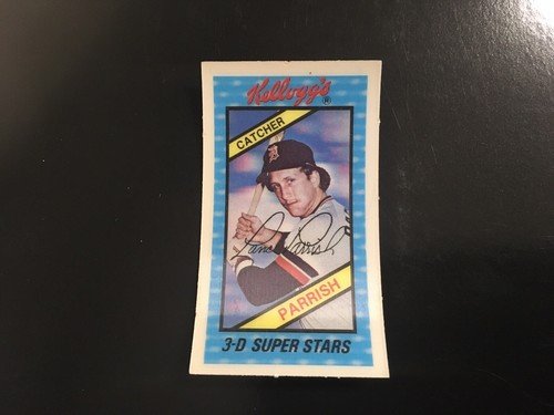 1980 KELLOGGS 3-D SUPER STARS #54 LANCE PARRISH DETROIT TIGERS