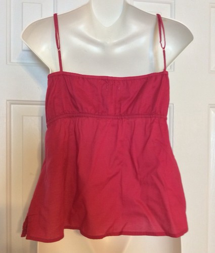 AMERICAN EAGLE 14 Shirt Tunic Tank Top Cami Babydoll Sequin Pink / Red Women's - Picture 3 of 9