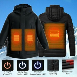 90 Batería USB Eléctrico divertido climatizada Acolchado Abrigo Con Capucha  Chaqueta De Invierno Cálido Prendas de abrigo | eBay