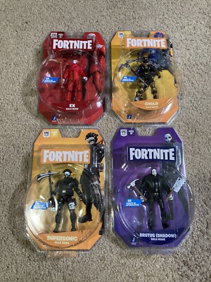 Fortnite Solo Mode Lot Of 4 Supersonic, Cyclo, Ex, And Brutus Shadow