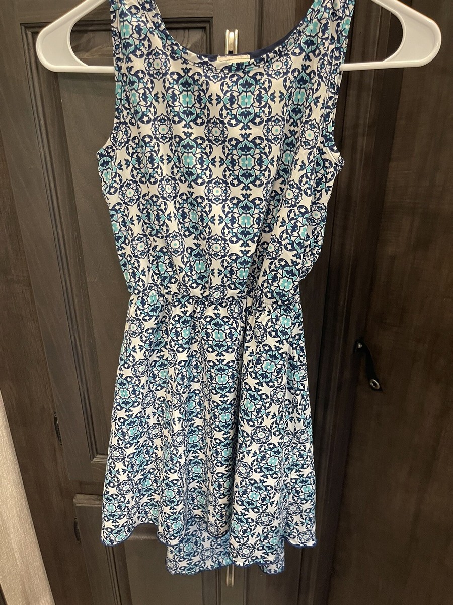 Lily Bleu Girls Blue Dress Size 10