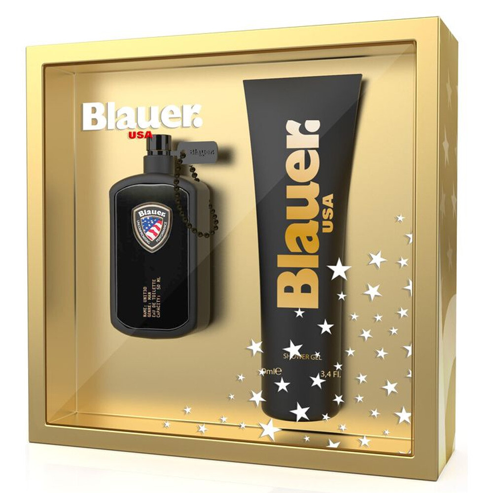 Blauer Usa Un1t3d Black Confezione Regalo Uomo Profumo EDT 50ml Gel Doccia 150ml