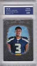 RUSSELL WILSON ROOKIE CARD $$ GEM MINT 10 Football RC 2012 BLACK FRIDAY RARE!!