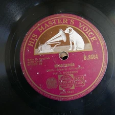 78 rpm PAUL ROBESON solitude / mood indigo