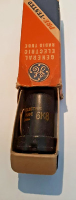 General Electric 6k8 OVP Röhre Radioröhre Elektronenröhre Tube