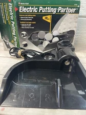 Electric Golf Putting Partner Adjustable Ball Return Tested Works Great! In Box