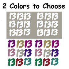 Confetti Number 13 - 2 Colors to Choose - 2 Pchs or 1/2 lbs - FREE SHIP