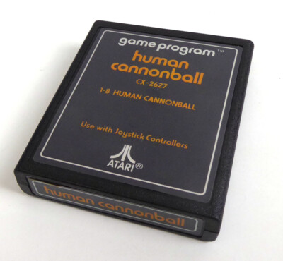 Atari 2600 Spiel -- HUMAN CANNONBALL (Text Label) - VCS