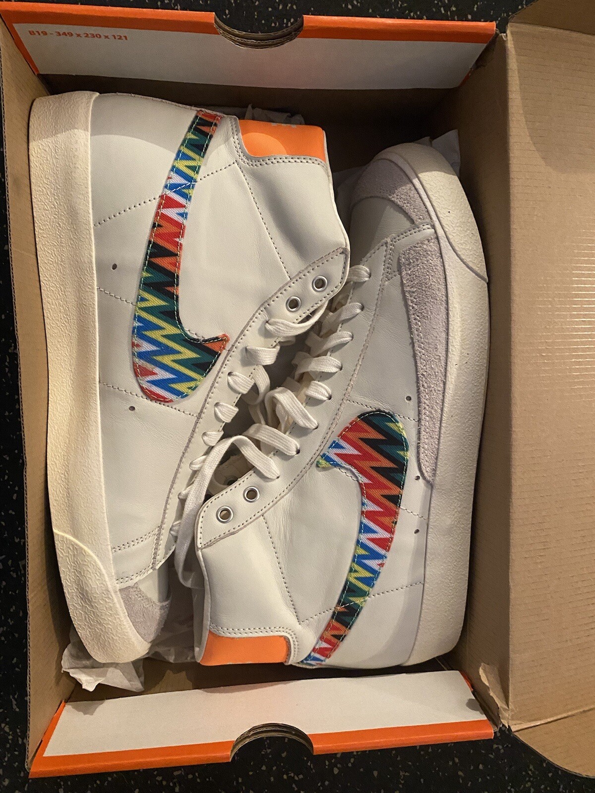 Blazer Mid 77 Premium Vintage Bright Citrus Size 12 Deadstock-image