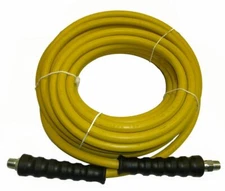50' Foot Non-Marking Yellow Pressure Washer Hose - 4000 PSI, 50 ft Length 