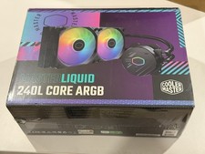 Cooler Master MasterLiquid 240L Core 240mm Close-Loop AIO Liquid Cooler, ARGB Sy