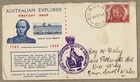 Australia 1946 RGSAQ Mitchell cancelled Blackall FDC Cover