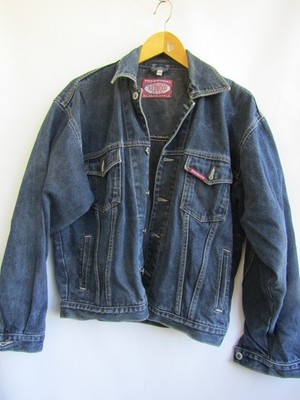 Redwood classic style men's denim jacket, dark blue, excellent, size 52/54