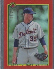 2020 Bowman - 1990 Bowman Matt Manning #90B-MM Orange Refractor /25