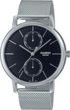Casio MTP-B310M-1A Men's Analog Stainless Steel Watch Adjustable strap, Silver