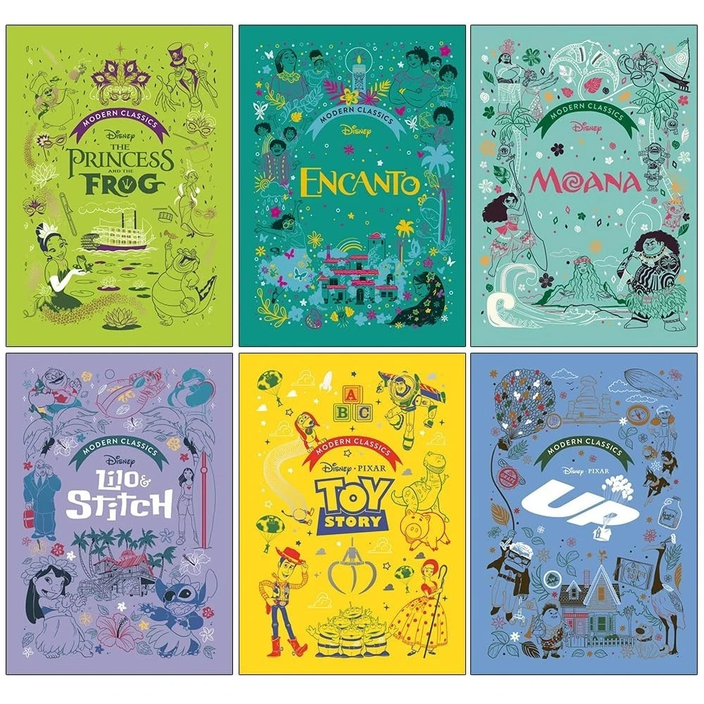 Disney & Pixar Modern Classics 6 Books Collection Set By Sally Morgan Princess a - Image 2