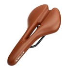Soft PU Leather Bicycle Saddle Seat Hollow Comfort Shock Absorbing MTB Road Bike