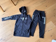 Image of Arsenal Adidas Rain Jacket Trousers Boy Size 7-8y tracksuit 