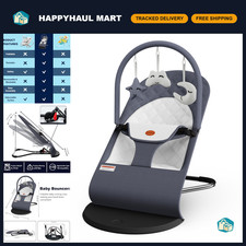 Portable Baby Bouncer Seat for Infants 0-18 Months, 3 Modes, Ergonomic Chair, To