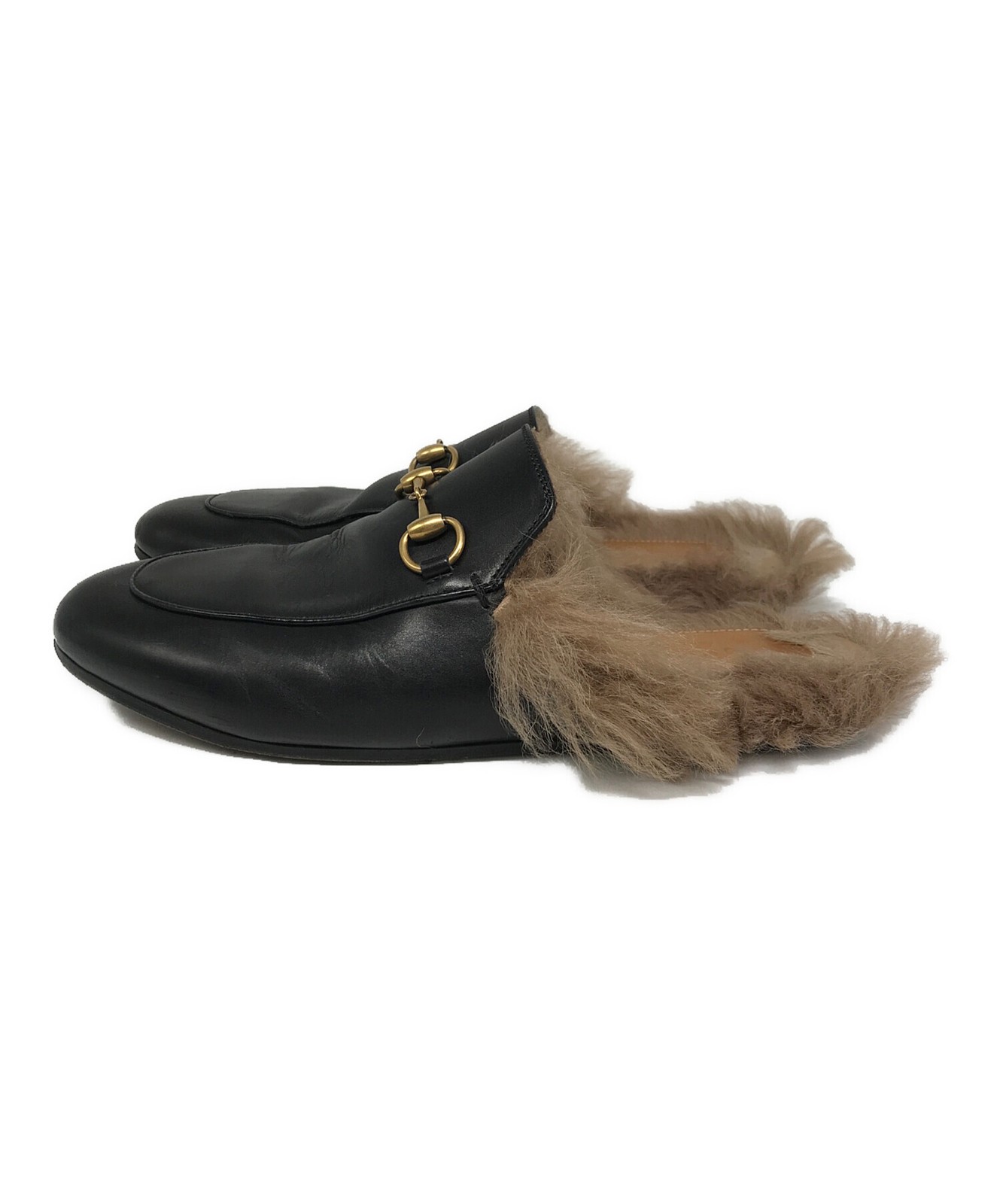 GUCCI Sandals Shoes Horse bit EU 37.0 US 7.0 Brown Authentic thumbnail 12