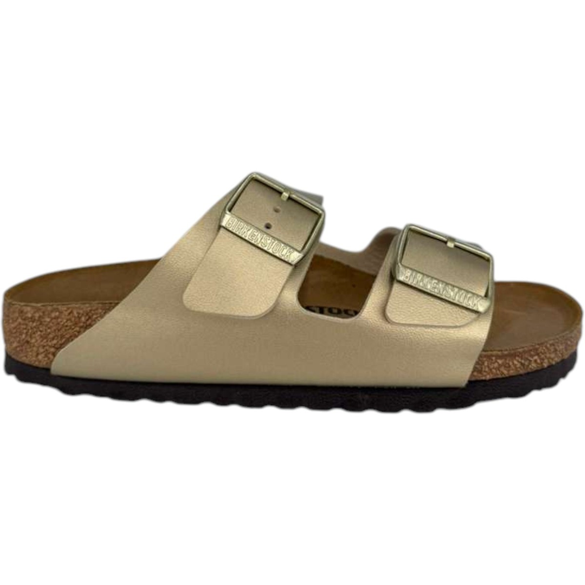 Birkenstock Arizona BS Sandals Men Women Slip-on Gold Narrow  display picture 2