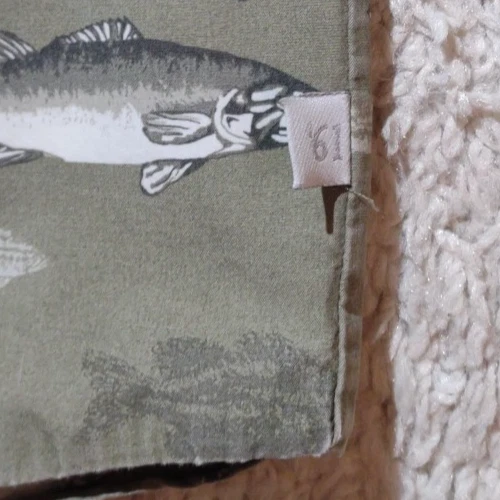 Camisa Ventilada Cabelas Para Hombres 2XL Verde Manga Corta Estampado de Peces Algodón Exterior Foto 3 de 4